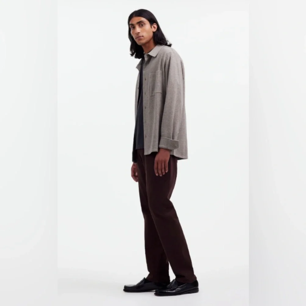 Madewell "The All Day 1991 Straight Pant" Dark Carob - Picture 3 of 7